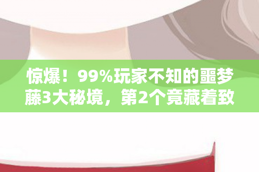 玩家不知的噩梦藤3大秘境图片