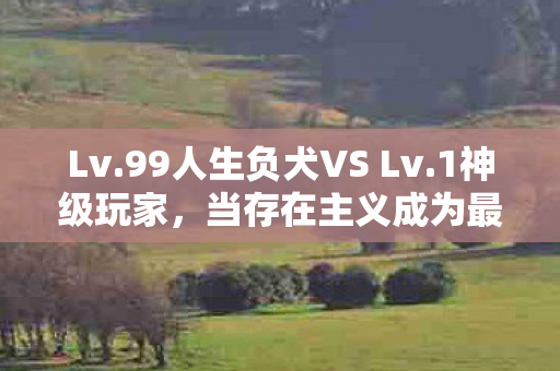 Lv.99人生负犬VS Lv.1神级玩家,当存在主义成为最烂的装备 Lv.99人生负犬VS Lv.1神级玩家,当存在主义成为最烂的装备