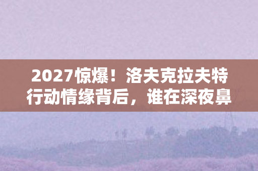 洛夫克拉夫特行动情缘背后图片