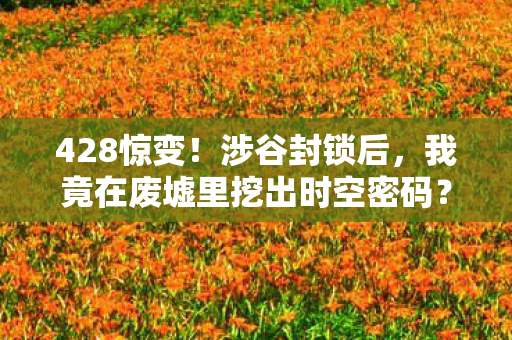 428惊变!涉谷封锁后,我竟在废墟里挖出时空密码? 428惊变!涉谷封锁后,我竟在废墟里挖出时空密码?