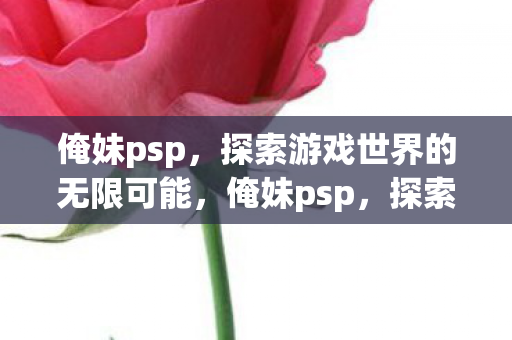 俺妹psp，探索游戏世界的无限可能，俺妹psp，探索游戏世界的无限可能