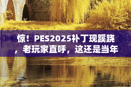 惊!PES2025补丁现蹊跷,老玩家直呼,这还是当年那个PES吗? 惊!PES2025补丁现蹊跷,老玩家直呼,这还是当年那个PES吗?