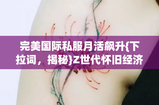 完美国际私服月活飙升图片