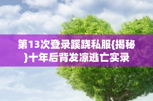 第13次登录蹊跷私服图片