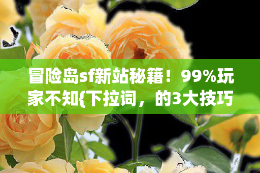 冒险岛sf新站秘籍图片