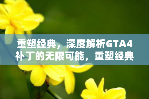 重塑经典,深度解析GTA4补丁的无限可能,重塑经典,GTA4补丁的无限可能深度解析 重塑经典,深度解析GTA4补丁的无限可能,重塑经典,GTA4补丁的无限可能深度解析