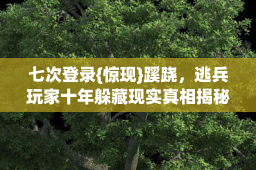 逃兵玩家十年躲藏现实真相揭秘图片
