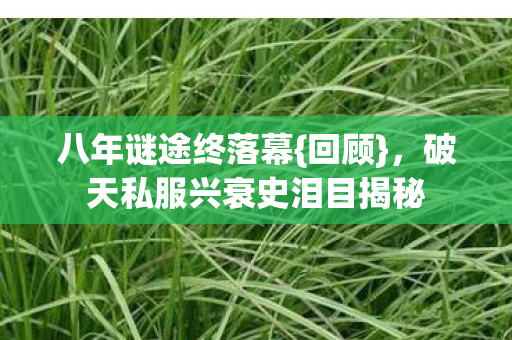 破天私服兴衰史泪目揭秘图片