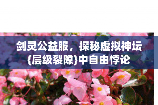探秘虚拟神坛图片