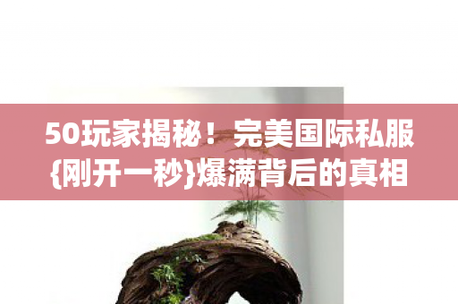 50玩家揭秘!完美国际私服{刚开一秒}爆满背后的真相 50玩家揭秘!完美国际私服{刚开一秒}爆满背后的真相