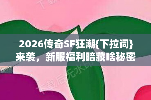 2026传奇SF狂潮{下拉词}来袭,新服福利暗藏啥秘密? 2026传奇SF狂潮{下拉词}来袭,新服福利暗藏啥秘密?
