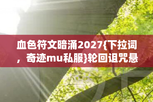 血色符文暗涌2027图片