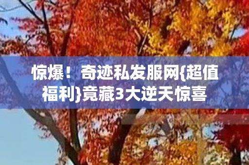 竟藏3大逆天惊喜图片