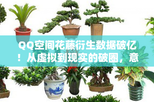 QQ空间花藤衍生数据破亿！从虚拟到现实的破圈，意想不到的潮流革命