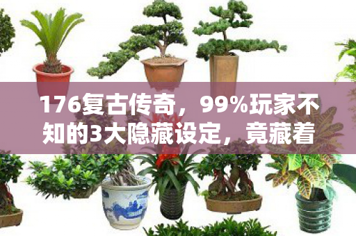 176复古传奇,99%玩家不知的3大隐藏设定,竟藏着开发组的终极野心! 176复古传奇,99%玩家不知的3大隐藏设定,竟藏着开发组的终极野心!