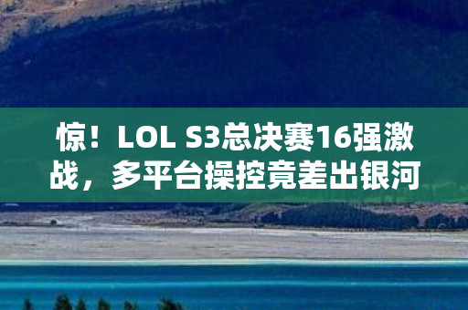 LOL S3总决赛16强激战图片