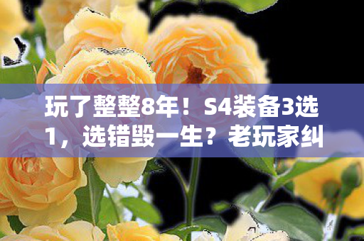 老玩家纠结症大爆发图片