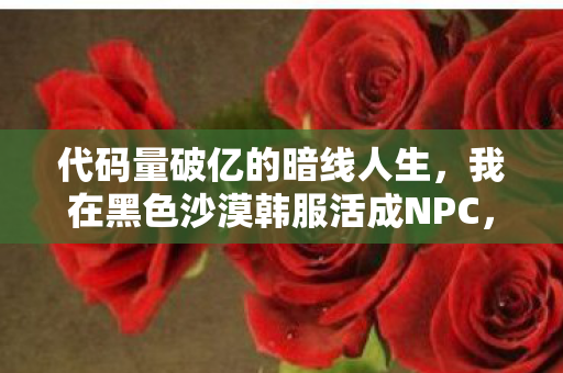 我在黑色沙漠韩服活成NPC图片