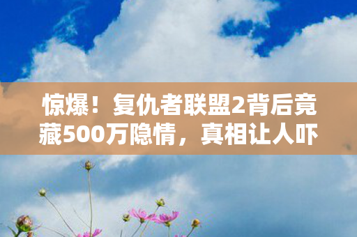 复仇者联盟2背后竟藏500万隐情图片