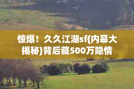 背后藏500万隐情图片
