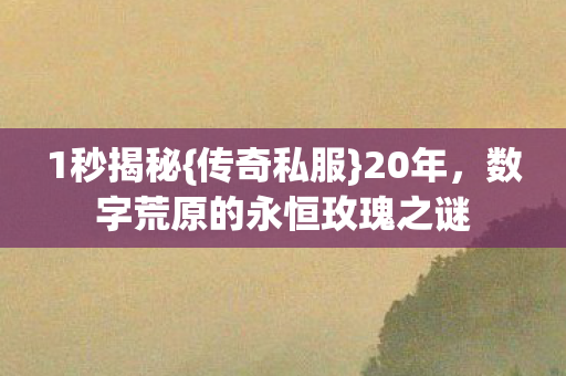 数字荒原的永恒玫瑰之谜图片