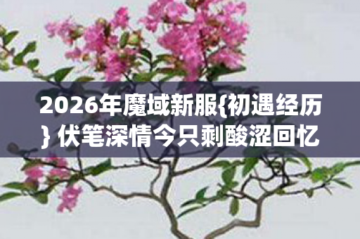 伏笔深情今只剩酸涩回忆图片