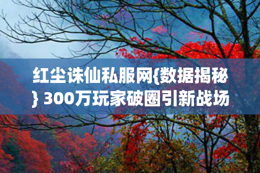 300万玩家破圈引新战场热议图片