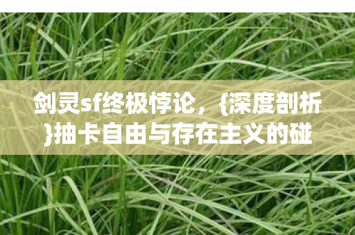 抽卡自由与存在主义的碰撞图片