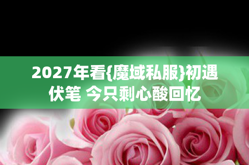 初遇伏笔 今只剩心酸回忆图片