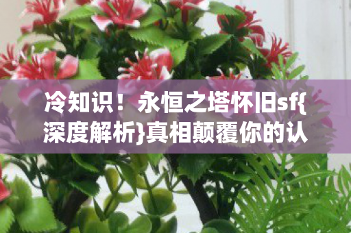 冷知识!永恒之塔怀旧sf{深度解析}真相颠覆你的认知! 冷知识!永恒之塔怀旧sf{深度解析}真相颠覆你的认知!