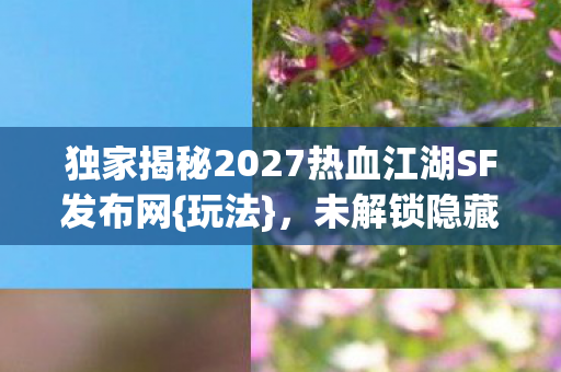 独家揭秘2027热血江湖SF发布网图片
