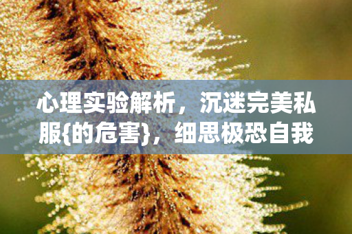 细思极恐自我囚禁图片