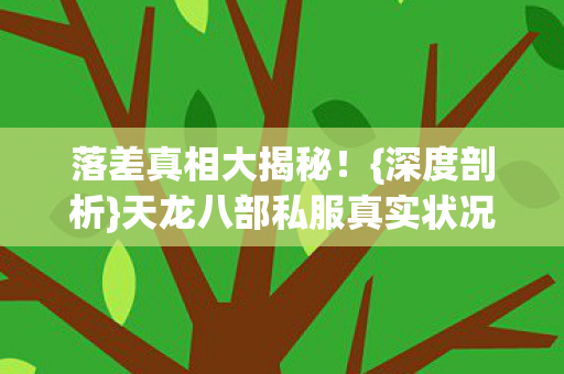 天龙八部私服真实状况图片