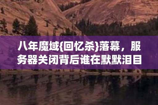 服务器关闭背后谁在默默泪目图片
