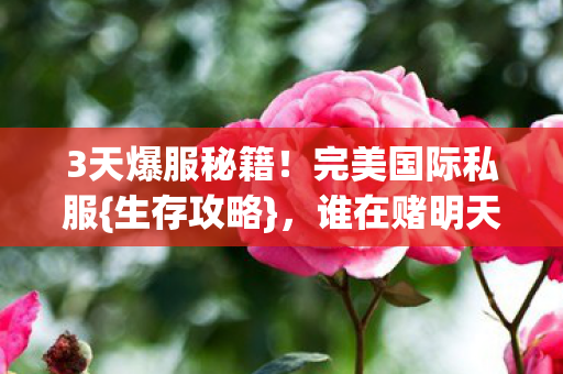 3天爆服秘籍图片