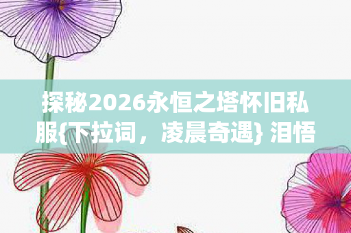 探秘2026永恒之塔怀旧私服{下拉词，凌晨奇遇} 泪悟救赎