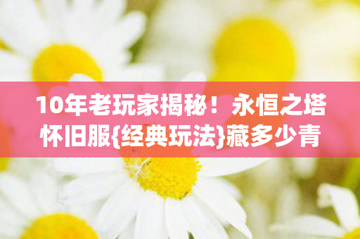 10年老玩家揭秘图片