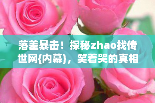 探秘zhao找传世网图片