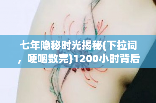 1200小时背后故事图片