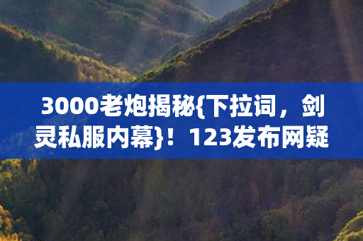 123发布网疑点全曝光图片