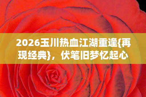 2026玉川热血江湖重逢图片
