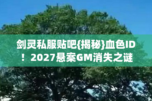 2027悬案GM消失之谜图片