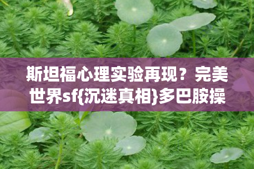 斯坦福心理实验再现图片