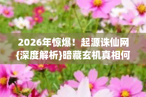 暗藏玄机真相何从图片