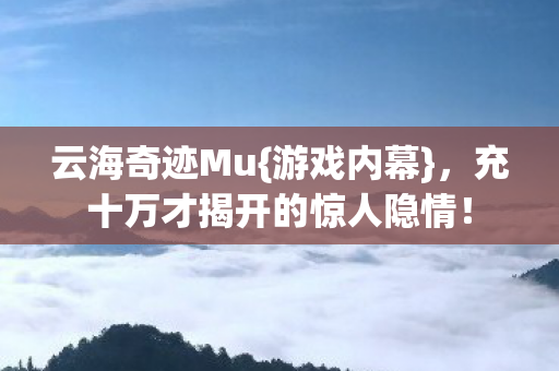 充十万才揭开的惊人隐情图片