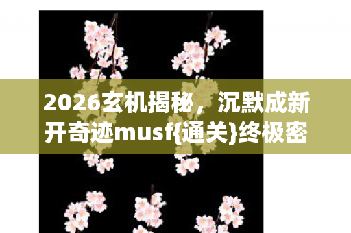 沉默成新开奇迹musf图片