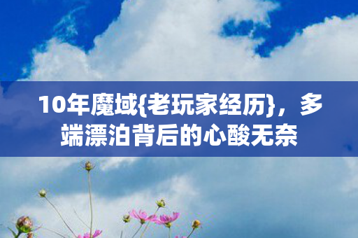 多端漂泊背后的心酸无奈图片