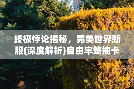 自由牢笼抽卡审判图片