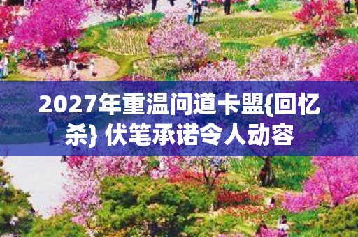 2027年重温问道卡盟图片