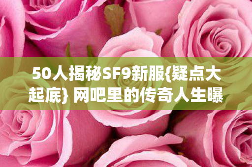 50人揭秘SF9新服{疑点大起底} 网吧里的传奇人生曝光 50人揭秘SF9新服{疑点大起底} 网吧里的传奇人生曝光
